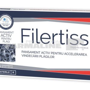 Zdrovit Filertiss Pansament Activ 10 cm X 10 cm 6 plasturi