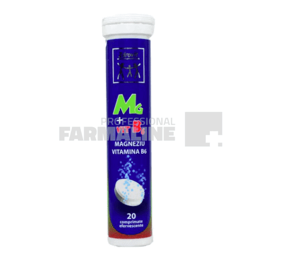 Zdrovit Magneziu + B6 20 comprimate efervescente 1 Zdrovit Magneziu + B6 20 comprimate efervescente