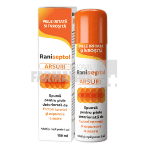 Zdrovit Raniseptol arsuri spuma 150 ml