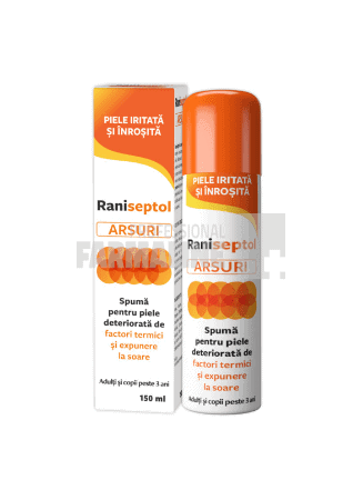 Zdrovit Raniseptol arsuri spuma 150 ml 1 Zdrovit Raniseptol arsuri spuma 150 ml