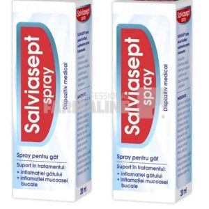 Zdrovit Salviasept Spray Adulti 20 ml Oferta 1 + 1 Cadou