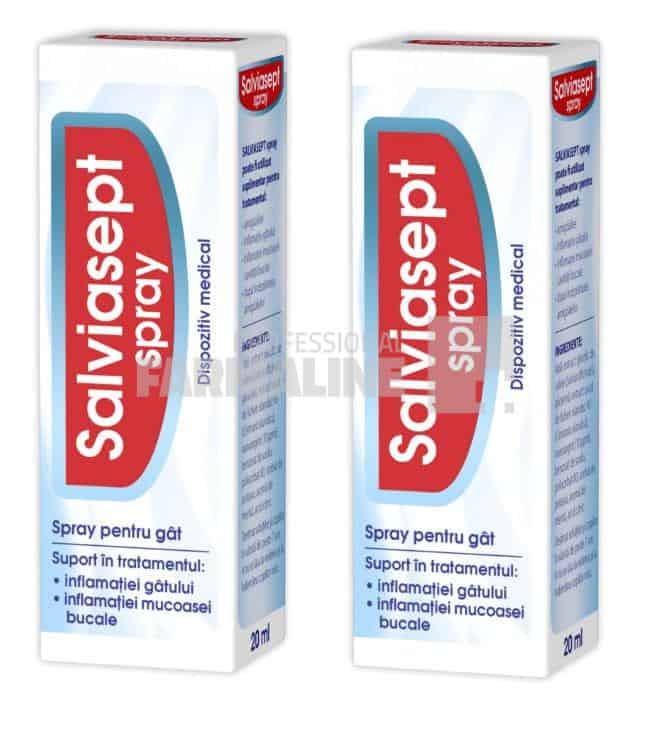 Zdrovit Salviasept Spray Adulti 20 ml Oferta 1 + 1 Cadou 1 Zdrovit Salviasept Spray Adulti 20 ml Oferta 1 + 1 Cadou