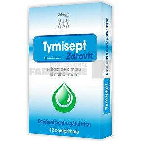 Zdrovit Tymisept 12 comprimate