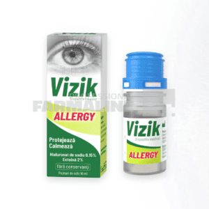 Zdrovit Vizik Allergy Picaturi pentru ochi - protejeaza si calmeaza 10 ml