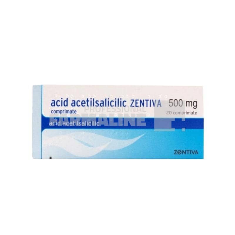 Shop 9 Zentiva Acid acetilsalicilic 500 mg 20 comprimate