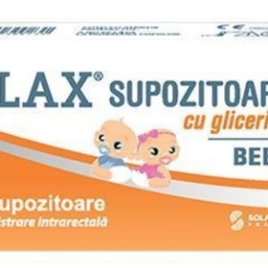 4Lax Bebe supozitoare cu glicerina pentru bebelusi 850mg - 12 bucati