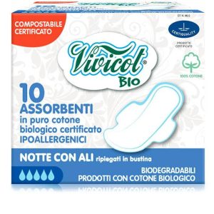Absorbante de noapte din bumbac bio