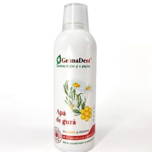 Apa de Gura Naturala Genna Dent cu Propolis si Diatomee 500ml - Viva Natura