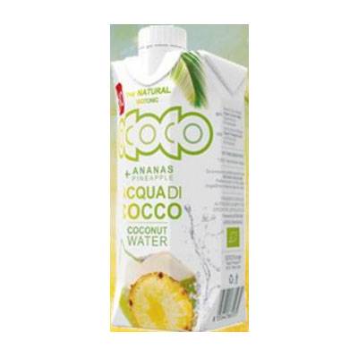Apa de cocos cu suc de ananas eco-bio 330ml