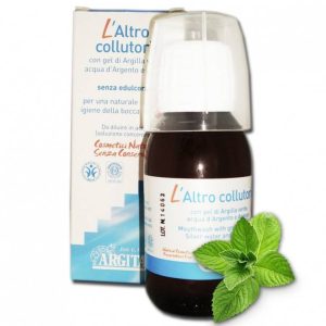 Apa de gura cu gel de argila verde