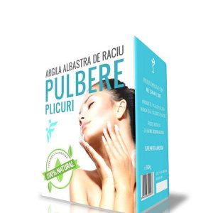 Argila albastra de Raciu - pulbere - 5 plicuri x 100g - ARGILA ALBASTRA - ROMCOS