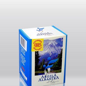 Argila albastra de Raciu - pulbere 500g - ARGILA ALBASTRA - ROMCOS