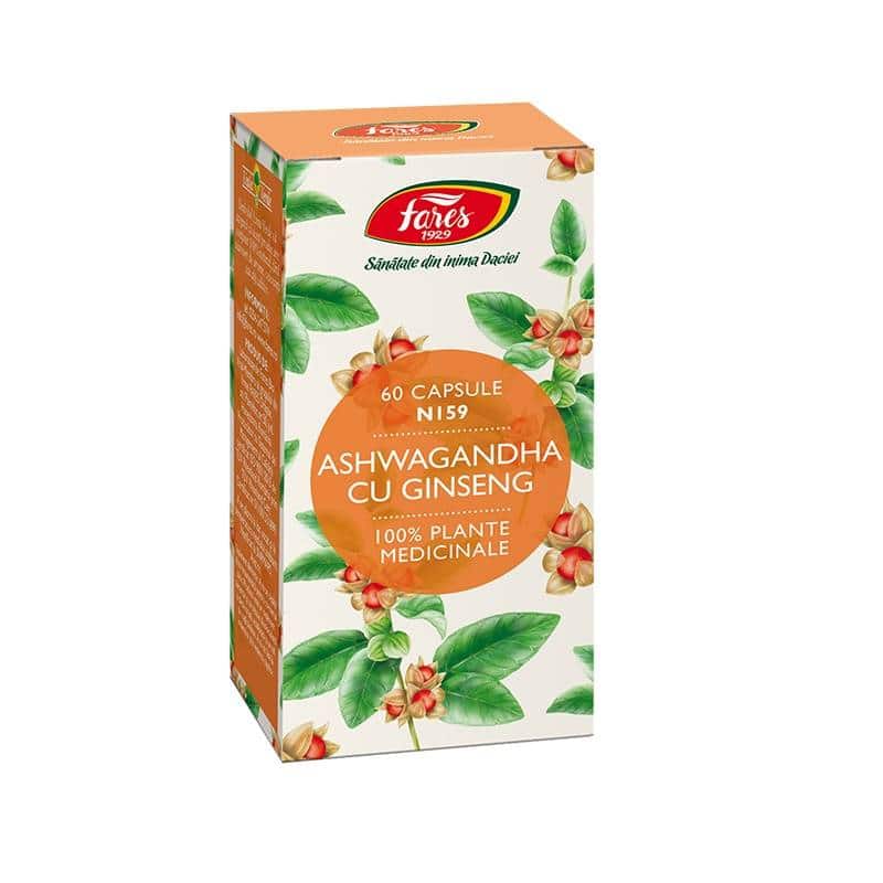 Ashwagandha cu Ginseng