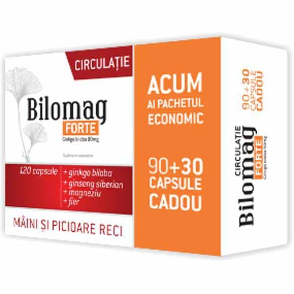 BILOMAG FORTE CIRCULATIE 90 + 30cps GRATIS