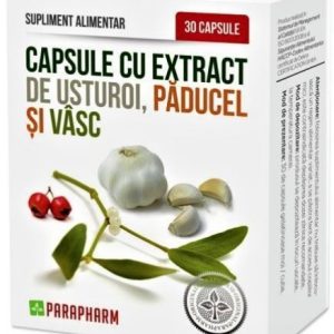 Bano Usturoi cu paducel si vasc - 30 capsule Quantum Pharm