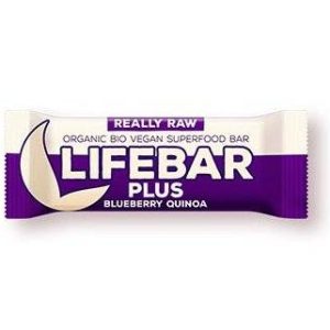 Baton Cu Afine Si Quinoa Raw Bio 47g LIFEBAR Plus