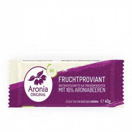 Baton cu fructe de Aronia 40g ECO-BIO - Aronia Original