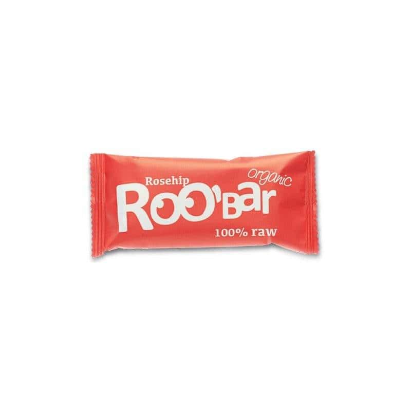 Baton raw bio cu macese 50g ROO BAR