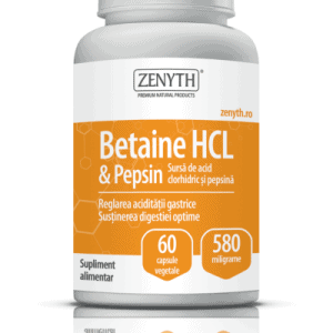 Betaine HCL si Pepsina 580mg 60cps - Zenyth