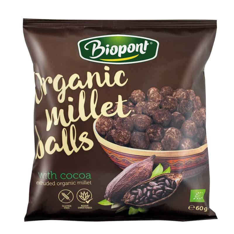 Bilute din mei expandat cu cacao