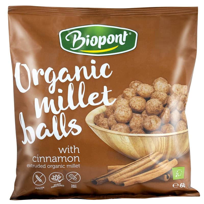 Bilute din mei expandat cu scortisoara