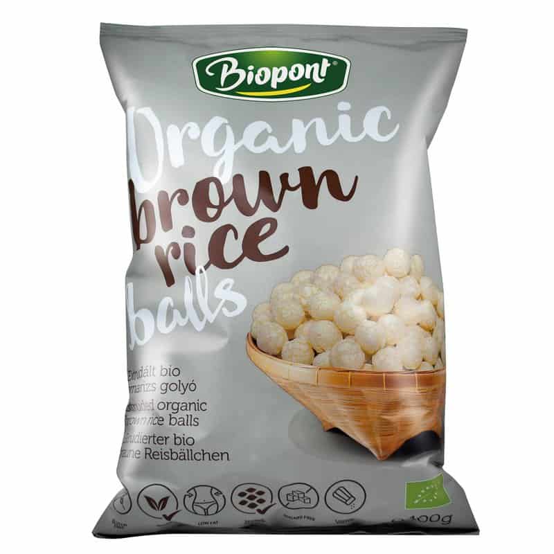 Bilute din orez brun expandat cu sare