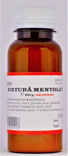 Biogalenica Mixtura mentolata - 80 grame