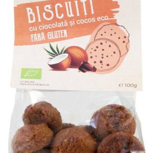 Biscuiti cu ciocolata si cocos