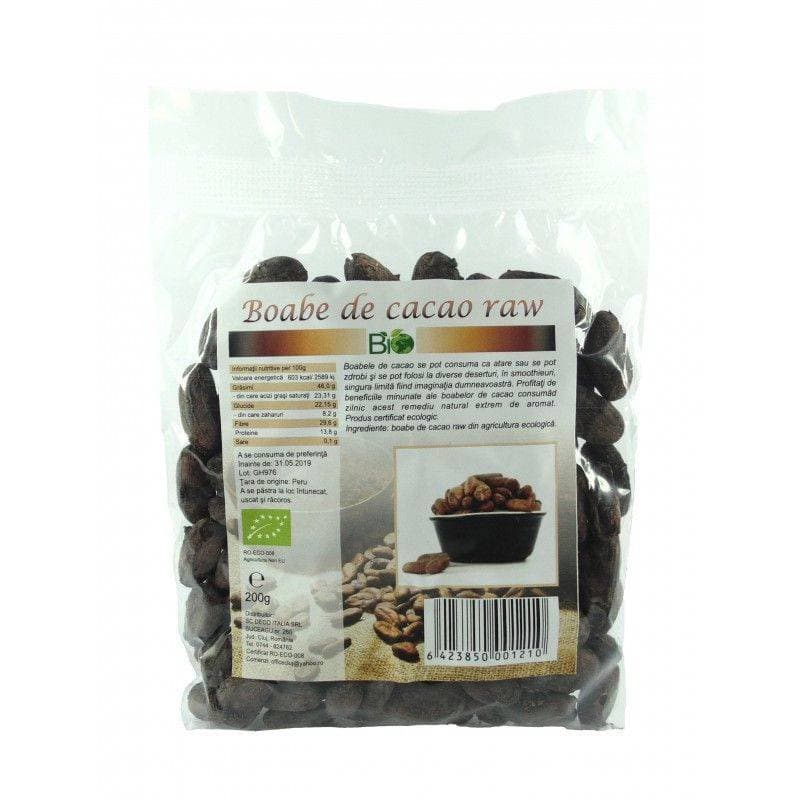 Boabe de cacao crude eco-bio 200g