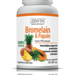 Bromelaina si Papaina 700GDU 60cps - Zenyth
