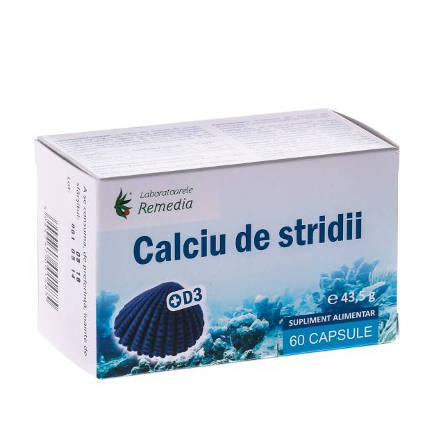 CALCIU STRIDII + D3 60cps