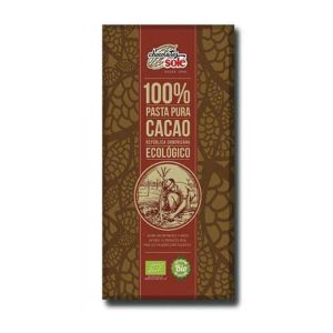 CIOCOLATA NEAGRA BIO 100% CACAO 100g - Sole