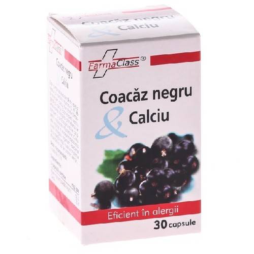 COACAZ NEGRU SI CALCIU 30cps