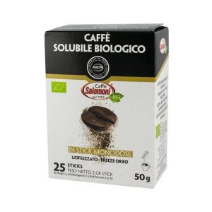 Cafea solubila - doze unice 25* 2g - eco-bio 50g - Caffe Salomoni