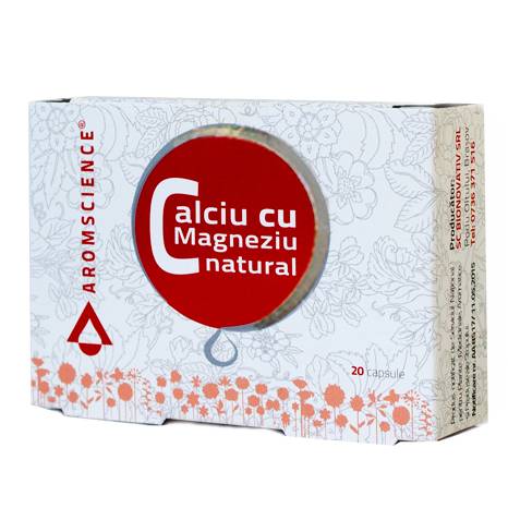 Calciu cu magneziu natural 20cps