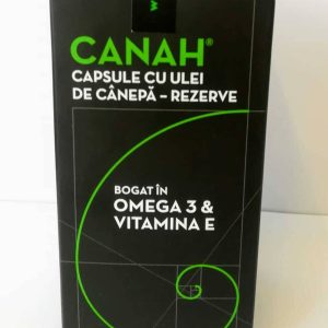 Capsule cu ulei de canepa 1565mg ECO-BIO 84cps - CANAH