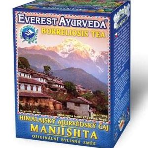 Ceai ayurvedic pentru boala capusei si boala Lyme - MANJISHTA - 100g Everest Ayurveda