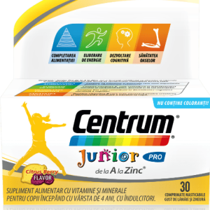 Centrum Junior Pro A-Z - 30 comprimate masticabile