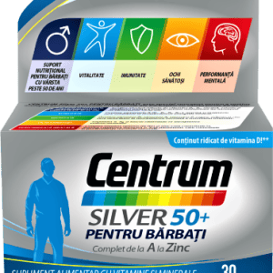 Centrum Silver 50+ pentru barbati - 30 comprimate filmate