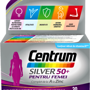 Centrum Silver 50+ pentru femei - 30 comprimate filmate