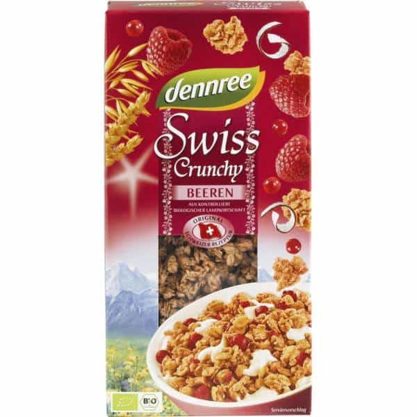Cereale crocante cu fructe de padure
