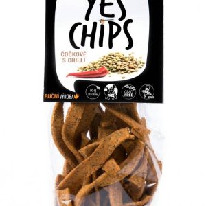 Chips vegan de linte cu chili 80g - Yes Chips