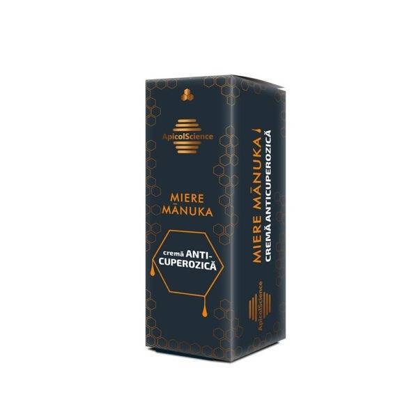 Crema anticuperozica cu miere de manuka