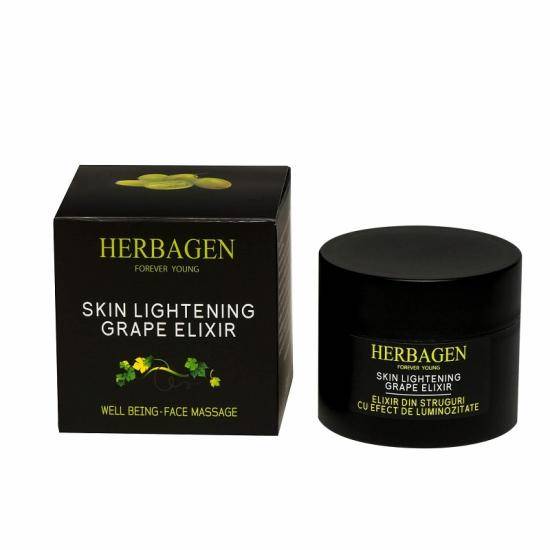 Crema elixir din struguri cu efect de luminozitate
