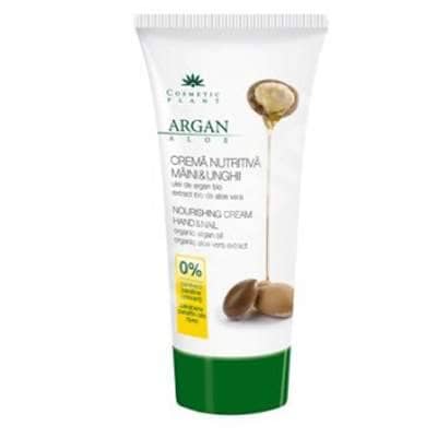 Crema maini si unghii cu ulei de argan si extract de aloe vera 100ml - Cosmetic Plant