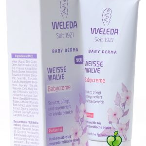 Crema pentru zona scutecului cu nalba alba Baby Derma - 50 ml - Weleda