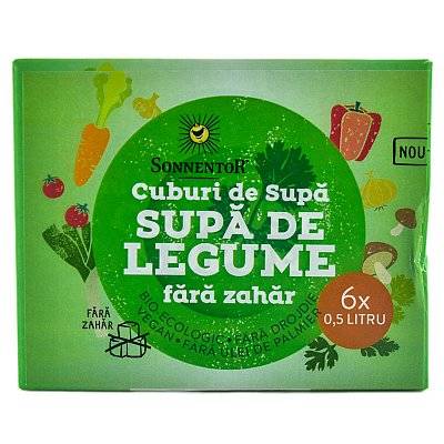 Cub supa de legume fara zahar