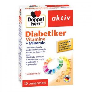 DOPPEL AKTIV DIABETIKER VITAMINE + MINERALE 30cpr