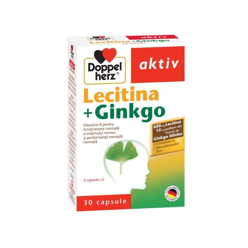 DOPPEL AKTIV LECITINA + GINGKO 30cps