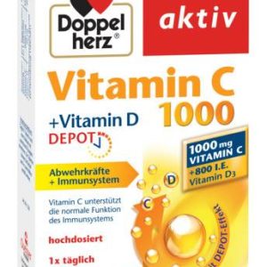 DOPPEL AKTIV VITAMINA C 1000mg + VIT D DEPOT 30tb